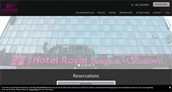Desktop Screenshot of hotelroyalbangkok.com